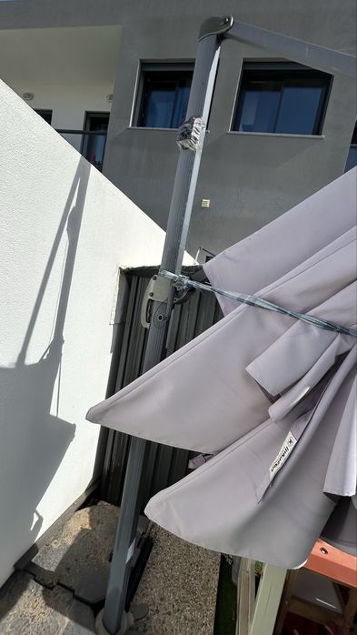 Chapéu de Sol Grande Giratório + Bases Incluídas – Para Reparação