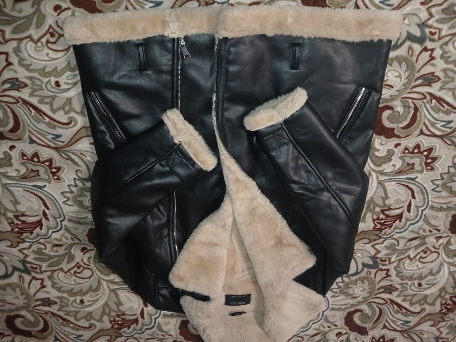 Кожанка кожуха з мехом зимня ХЛ