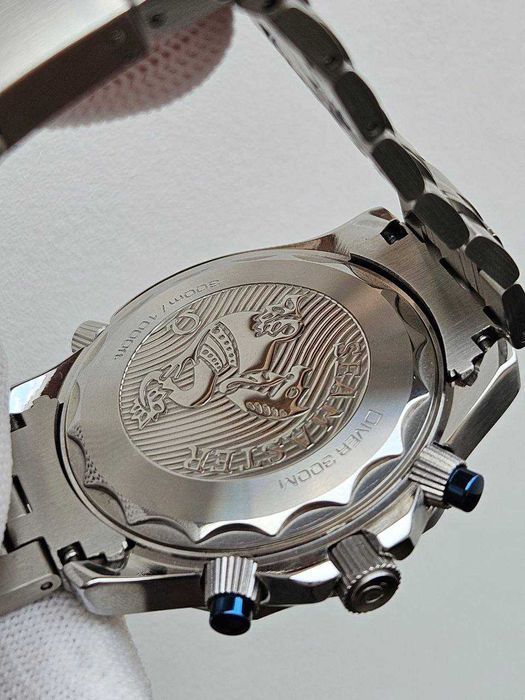 Швейцарські годинники Omega Seamaster Blue Chronograph 44 mm