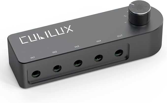 Cubilux dwukierunkowy przełącznik audio 3,5 mm