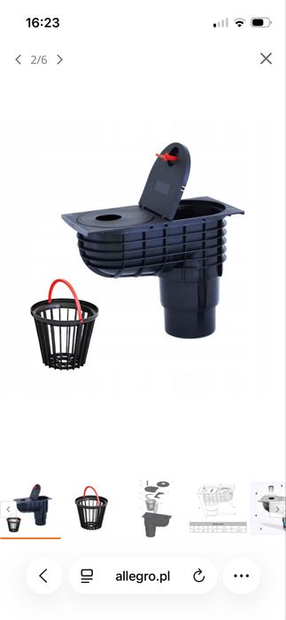 Osadnik rynnowy capricorn q3 czarny