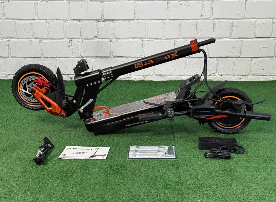 Електросамокат DUAL MOTOR X-004 (2*1200Вт, Швидкість 60м/год) XB
