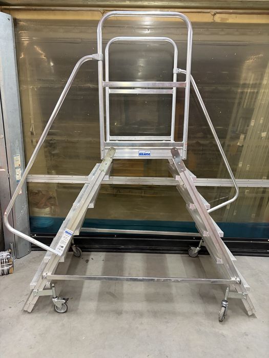 Podest platforma magazynowy krause 150 cm platforma 6 stopni mobilny