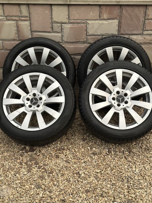 Оригінальні колеса R19 Mercedes GLK X204 5x112 з зимовими шинами 255/45 R19