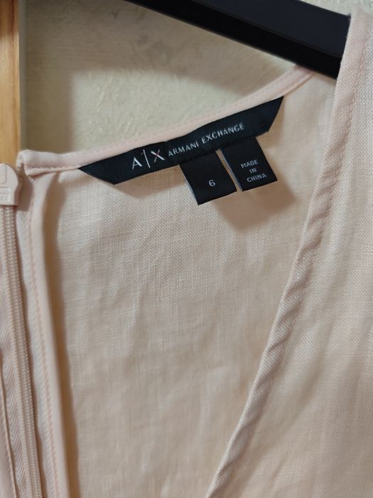 Armani exchange платье лён max mara