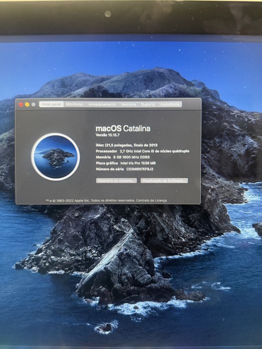 Apple IMac21,5” Catalina