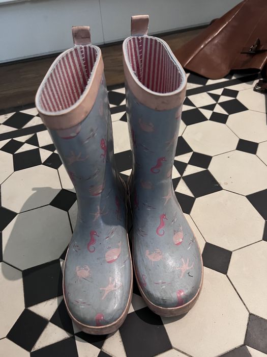 Kalosze Tchibo 32/33 koniki morskie konie pastelowe