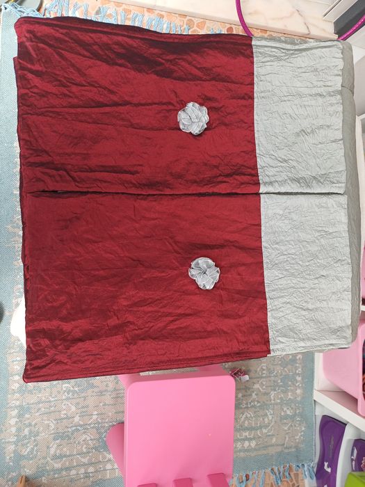 Colcha casal de organza