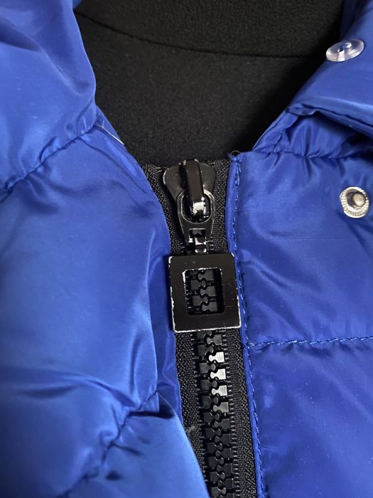 Płaszcz puchowy granat