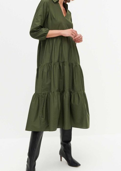 Sukienka khaki XS - Reserved