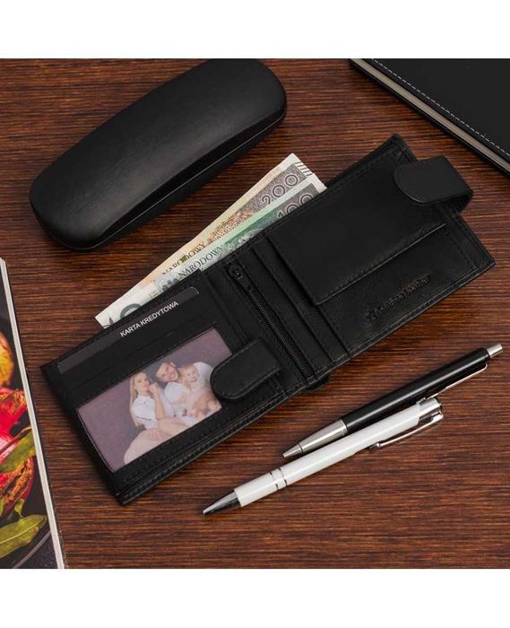 Portfel męski skórzany elegancki