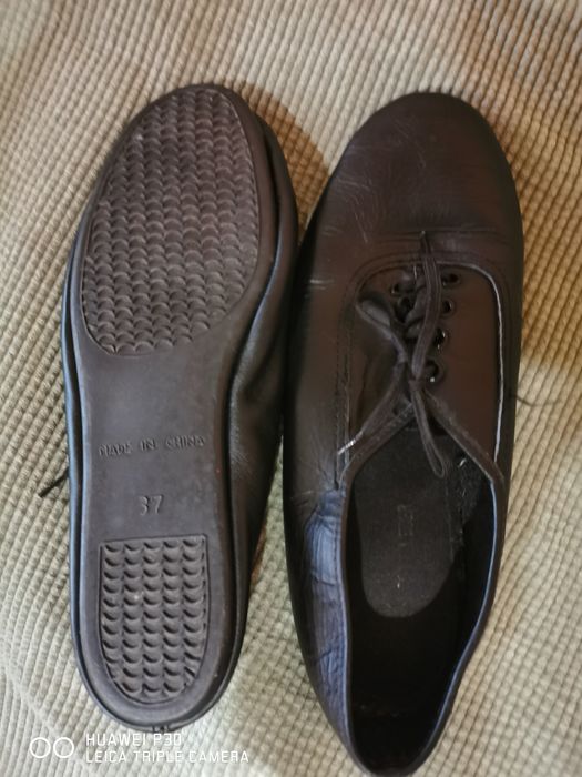 Балетки чёрные р. 37