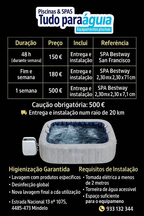 ALUGUER JACUZZI EM CASA