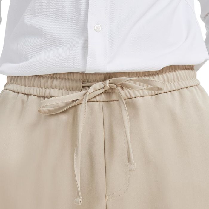 Męskie spodnie chino materiałowe, regular fit, beżowe, S