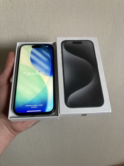Продам iPhone 15 pro Black Titanium 128gb 88%  5 помилок
