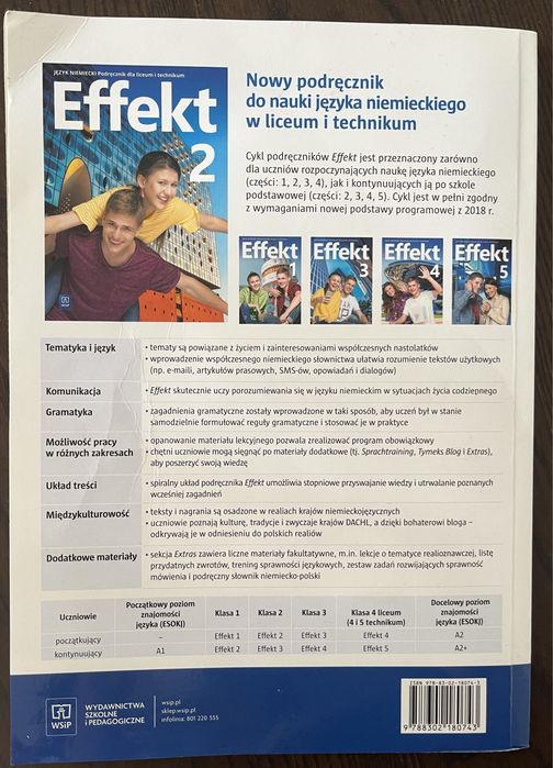 Język niemiecki Effekt 2 podręcznik