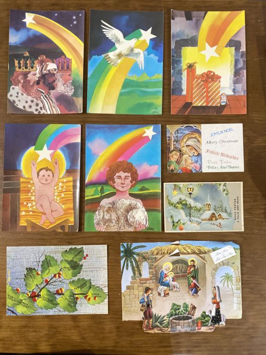 20 Postais de Natal anos 70/80 - novos