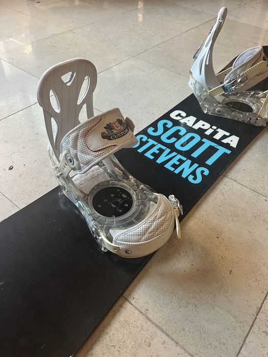 Capita Scott Stevens + Fixações Burton Custom