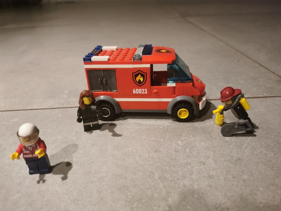 LEGO straż pożarna 3 figurki