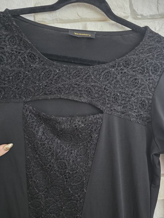 Womanary lejąca sukienka z koronką 44 46