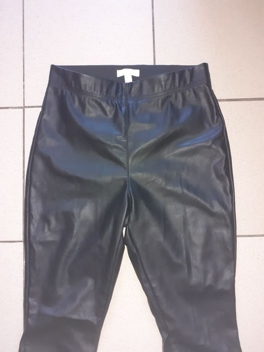 Продам кожаные брюки h&m