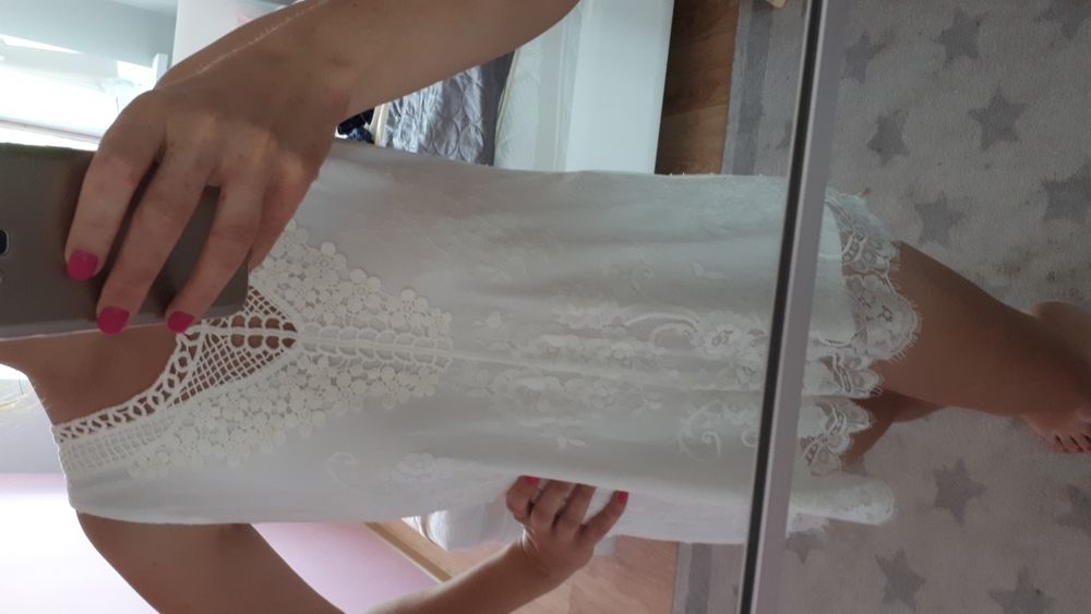 Kombinezon letni krótki damski koronka