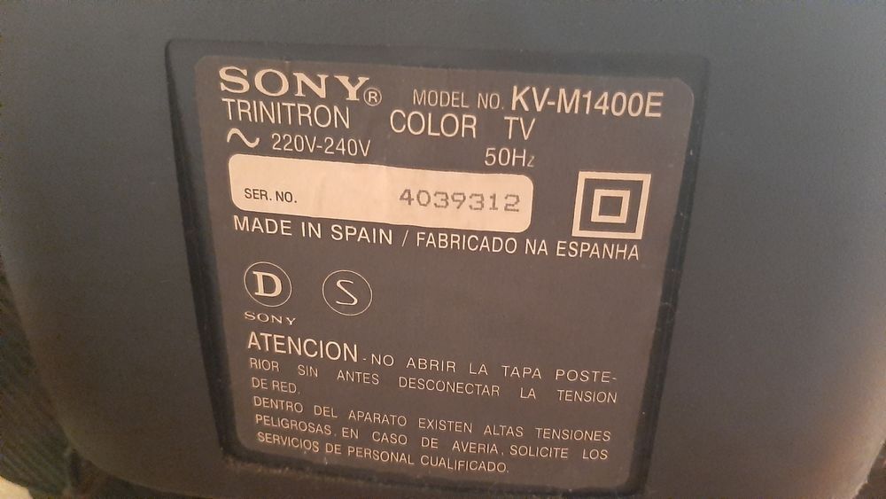 Televisão Sony  14 polegadas