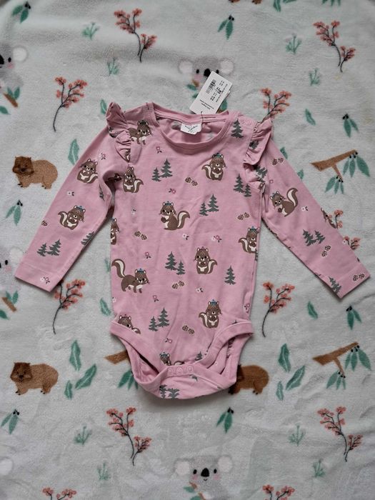 Nowe body KappAhl 80 różowe