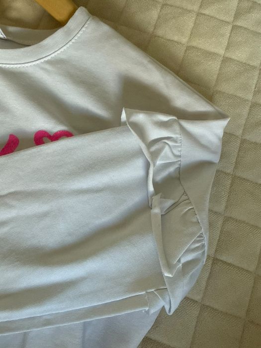 Bluza biała Barbie 134 – nowa (bez metki)