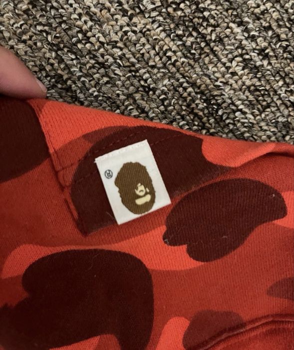 Bape tiger pants red