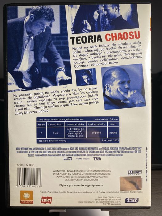 Teoria Chaosu Film Dvd