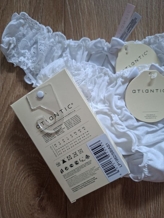 Majtki damskie Atlantic, rozmiar S, 2PACK, brokatowe drobinki