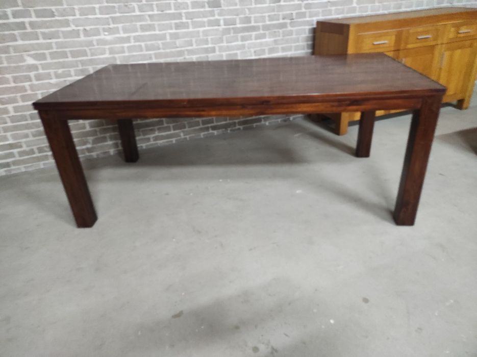 Stół drewniany 200x100 ciemny,