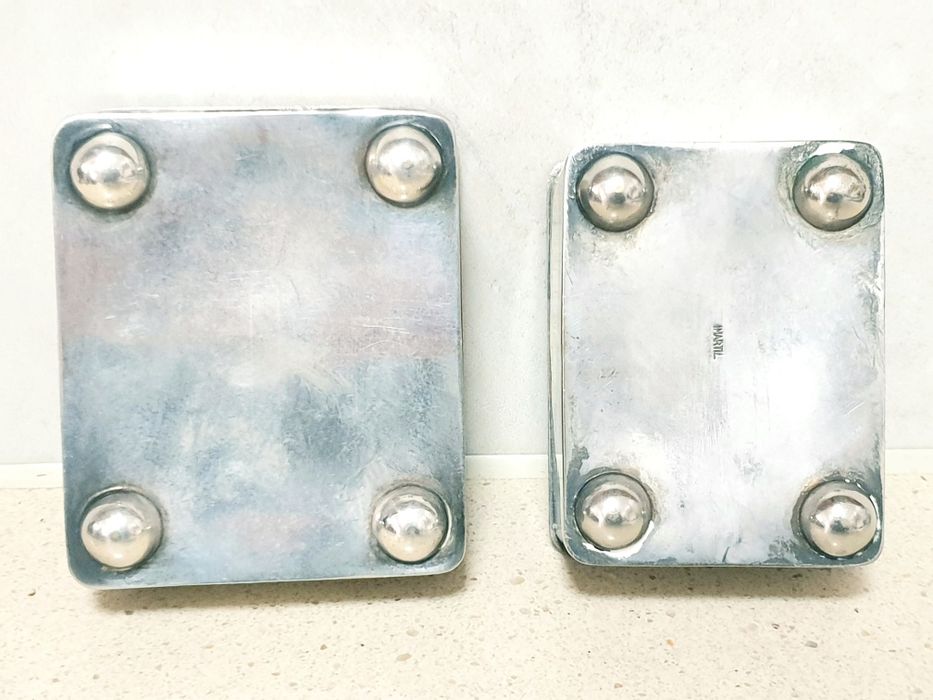 Lindas antigas caixas Arte Nova em casquinha