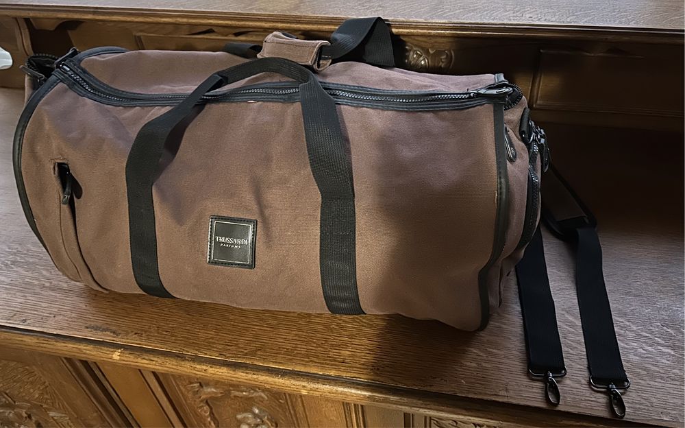 TRUSSARDI сумка кофр большая туристическая