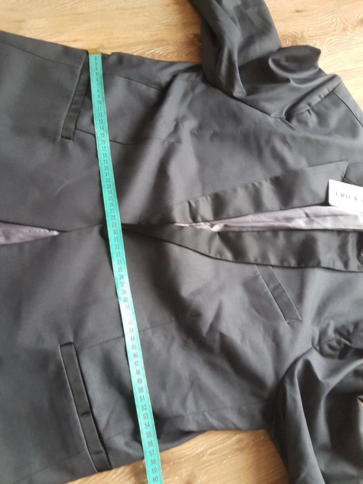 XL Youthup marynarka + kamizelka garnitur męska smoking grafit