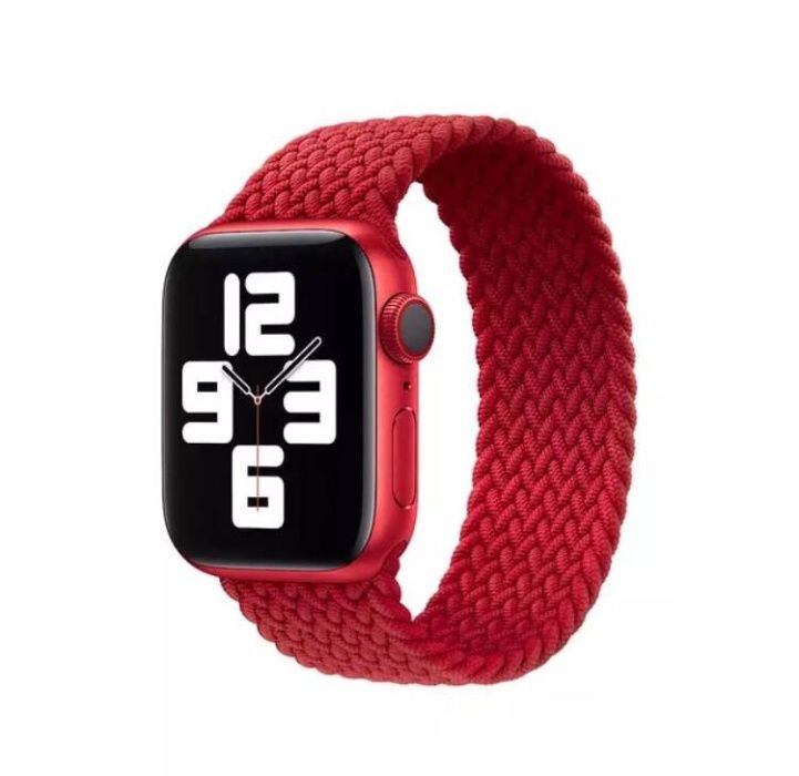 Ремінець Braided Solo Loop для Apple Watch на всі серії ремінець соло
