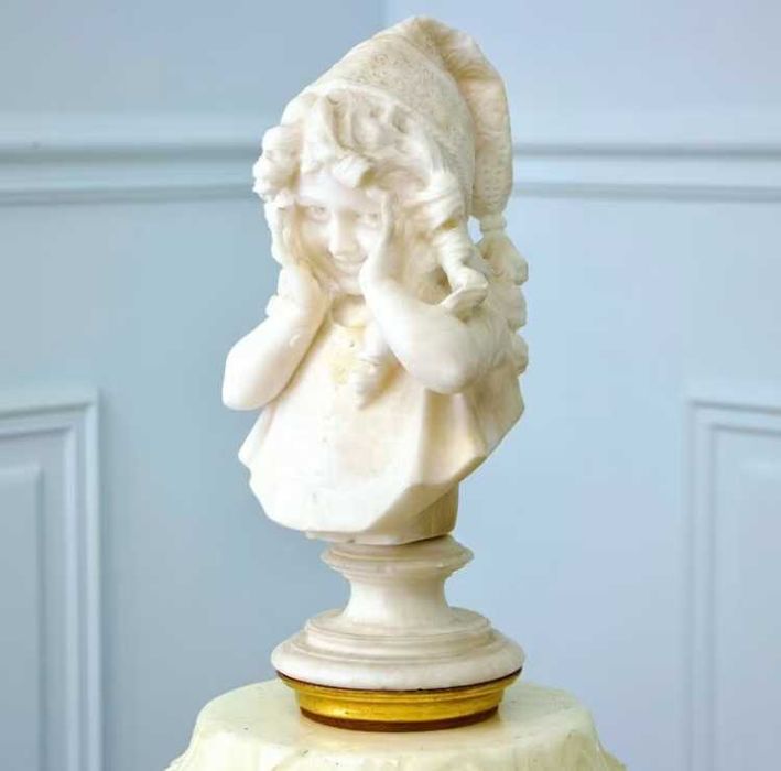 Антикварна скульптура, камінь, модерн, оригінали початку ХХ ст.