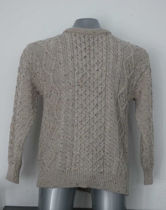 Camisola de Lã Donegal Aran Sweater - Tamanho M