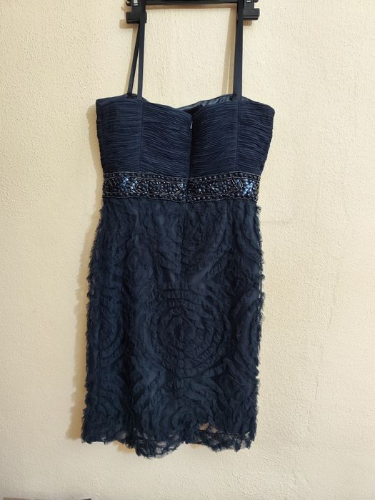 Vestido de festa azul escuro tamanho S da Síntesis