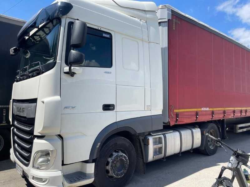 DAF XF 480 FT  SPACE CAB 2018r + naczepa KOEGEL SN24 plandeka standard 2018r