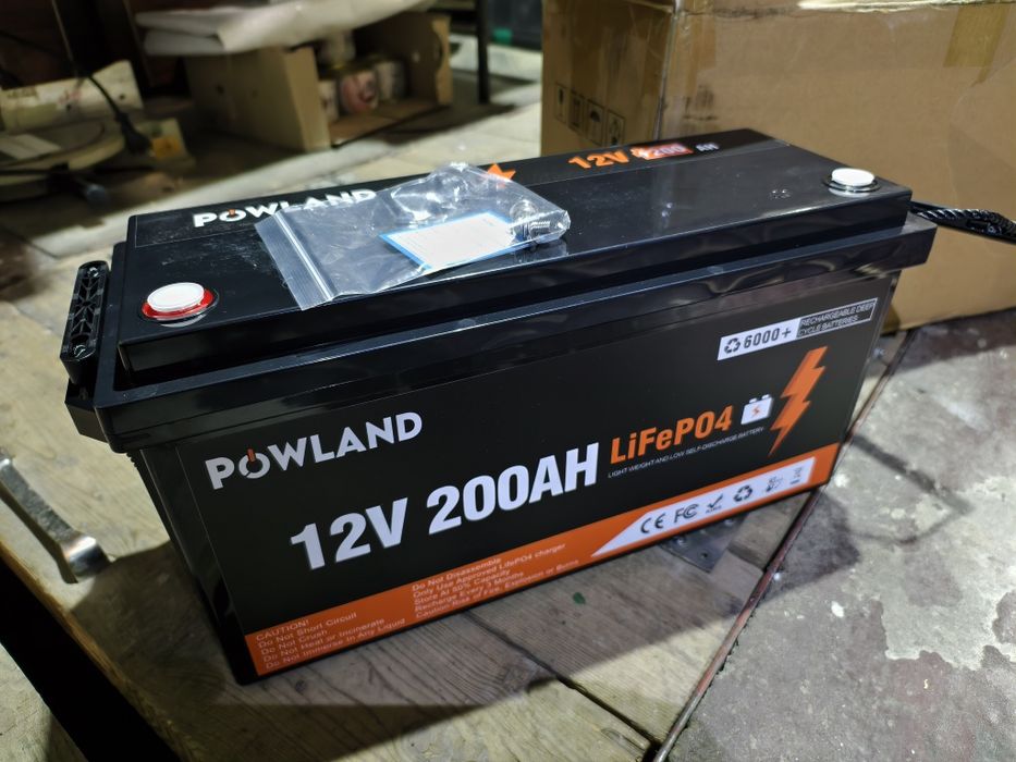Lifepo4 12.8v 200ah Powland акумулятор