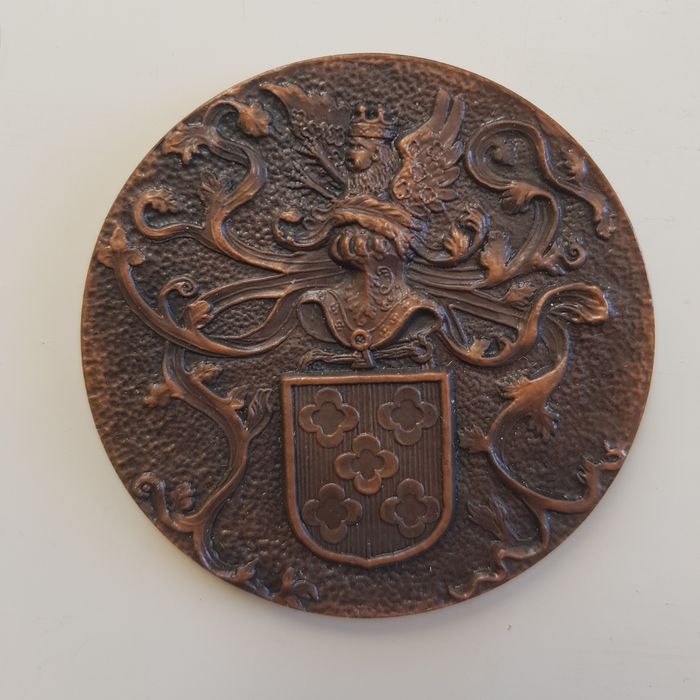 4 Medalhas bronze e cobre varias antigas