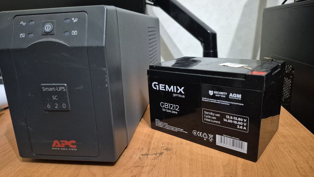 Робочі ДБЖ Smart-UPC SC 620VA (на 72ah та 12ah)