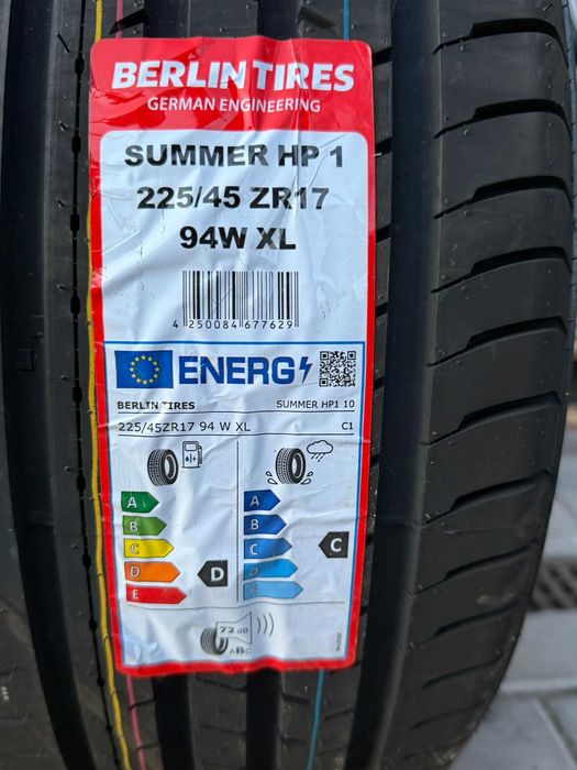 opony letnie 225/45r17 BERLIN Tires NOWE 25rok LATO