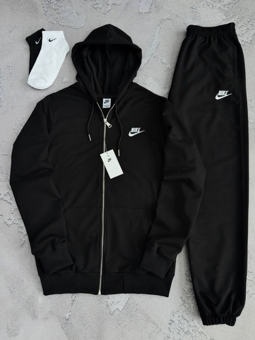 Чоловічий спортивний костюм найк батал (великі розміри) Nike [3XL,4XL,5XL,6XL,7XL] + шкарпетки в подарунок!