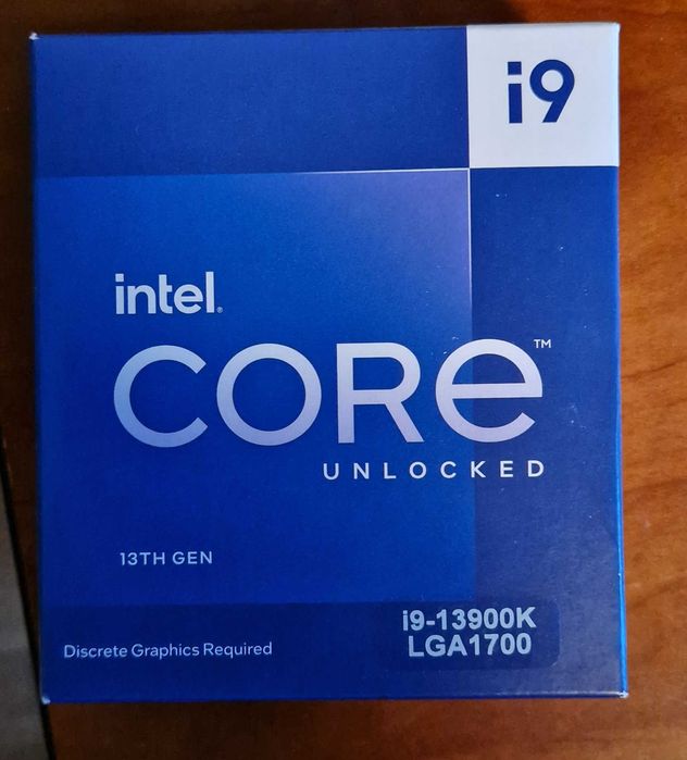Intel Core i9 13900K　未開封新品 Core i9-13900Kが到着したので早速写真で外観チェック。発売は10