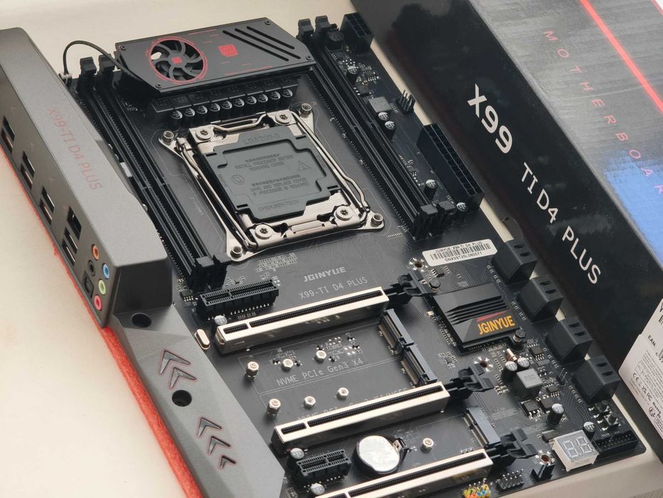 JGINYUE X99 Ti-D4 Plus + Xeon 2680v4 / 2690v4 / 2699v4 / 2696v3 / 2696v4 / сокет 2011-3