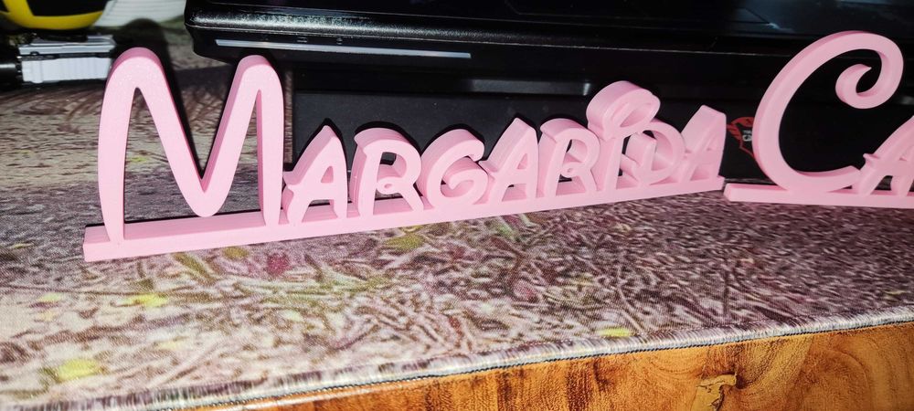 nomes personalizados 3D