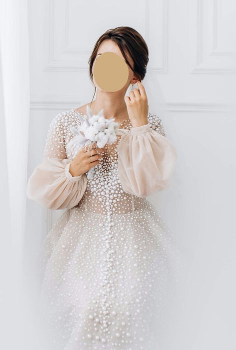 Весільна сукня ( з перлин та swarovski)